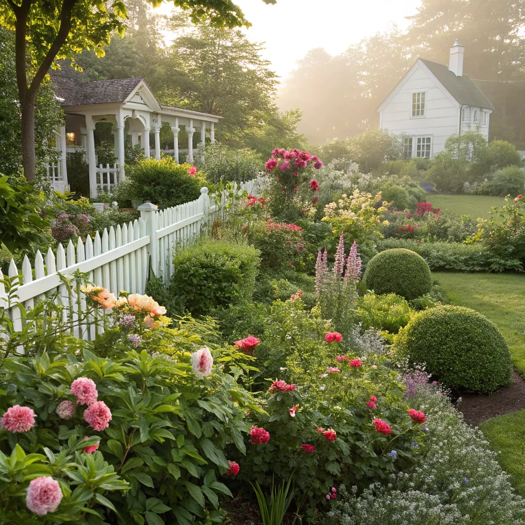 Emily's thriving garden